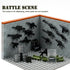 Military Weapons Pack WW2 Army Accessories Set for Figures, 280+ Pieces SWAT Soldier Brick Guns and Armor, Compatible with Major Brands Building B...