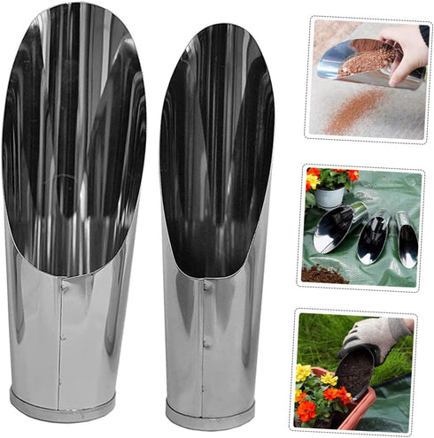 2pcs Soil Shovel Succulent planters Lawn Tools Mini Succulent Plants Soil Scoop Gardening Shovel Cup Bonsai kit Cultivation Soil Spade Shovel for ...