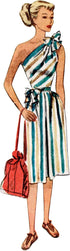 McCall's Vintage 1940's Misses' Dress Sewing Pattern Packet, Design Code M8380, Sizes 6-8-10-12-14...
