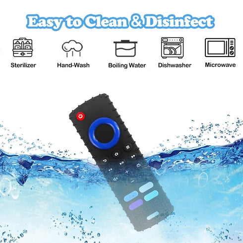 Baby Teething Toys, Food Grade Silicone Teether for Babies 3 6 12 18 Months, Fire Stick TV Remote Shape Toddlers Chew Toys, Freezer BPA Free (FTV ...