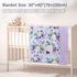 Baby Blankets for Girls Boys Soft Plush Minky Blanket 30x40 Inches with Double Layer Dotted Backing for Toddler Newborn, Purple Baby Crib Blanket ...