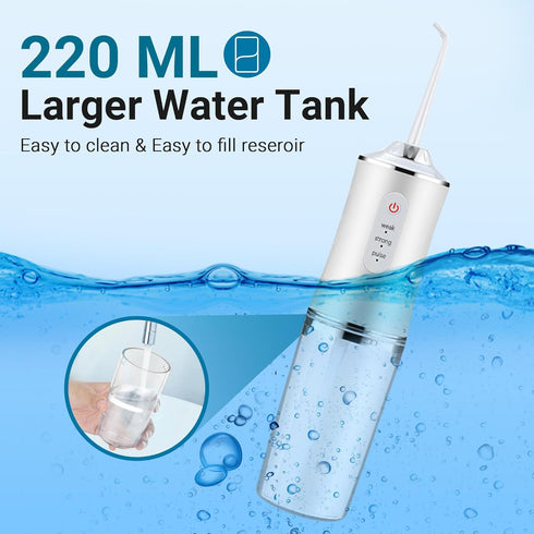 Water Flosser Oral irrigator, White...