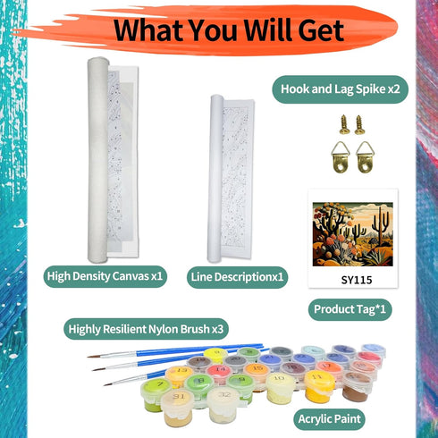 JYLMOOD Paint by Number for Adult Kits, DIY Flower Acrylic Oil Painting Kits for Adults Kids Beginners for Home Wall Decor Gifts 16x20 Inch (No Fr...