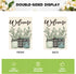 AVOIN colorlife Eucalyptus Mason Jar Spring Summer Garden Flag 12x18 Inch Double Sided Outside, Buffalo Plaid Welcome Yard Outdoor Flag...