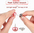 Women Shirt Brooch Buttons, 25 Pcs Metal Pearl Cover Up Button Pin Safety Lapel Pins Sweater Shawl Clips Tie Tacks Pin for Clothing Coat Dress Bag...