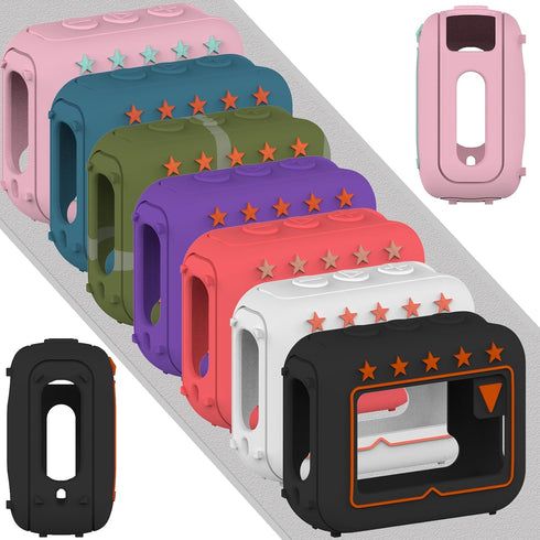 Silicone Cover Case for JBL Go 4 Ultra Portable Bluetooth Speaker, Protective Skin Holder for JBL Go 4 Pro Sound Bluetooth Speaker Accessories (On...