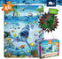 Kids Puzzle for Kids Ages 4-8 Ocean Floor Puzzle/Underwater Shark Pattern Design Puzzle/Raising Children Recognition Promotes Hand-Eye Coordinatio...