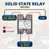 SSR-15DA Solid State Relay DC to AC, Input 3-32VDC to Output 24-480VAC 15A, for Industrial Automation Devices...