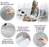 Furniture Cat Scratch Protector - 12 Pcs Clear Self-Adhesive Cat Couch Protectors, Furniture Protectors from Cat Scratching, couch corner protecto...