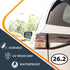 Magnet Me Up: 26.2 Marathon Black Oval Magnet Decal - 4x6 Inches, Automotive Magnet for Car, Truck, SUV - Runner's Pride Car Magnet, Marathoner's ...