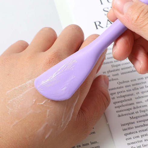 2PCS Manual Facial Cleansing Brush, Silicone Facial Mask Applicator 2 in 1 Face Mask Brush Face Scrubber Tool for Exfoliating Massaging Makeup Ski...