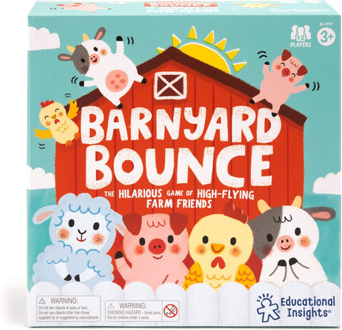 Educational Insights Barnyard Bounce Game, Preschool Memory & Matching Game, Easter Basket Stuffer, Gift for Boys & Girls Ages 3+...