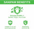 Protex PawZ SaniPaw Odor Eliminating Dog Paw Wipes (60 Wipes) Cleansing Dog Grooming Wipes, Simple & Safe Lickable Ingredients - Paw Cleaner for D...
