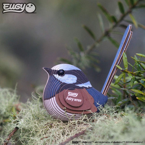 Eugy Fairy Wren 3D Puzzle, 26 Piece Eco-Friendly Educational Toy Puzzles for Boys, Girls & Kids Ages 6+...