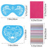 Face Paint Stencils 17pcs Reusable Face Painting Stencils with 4 Sheet Painting Stickers and 1pcs Rhinestone Bling Sticker for Festival Party Deco...
