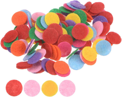 300pcs Round Felt Circles, 10mm 3/8" Pre Cut Felt Craft Pads Non-Woven Mini Felt Fabric Circles for DIY Sewing Handcraft Cut Projects Craft Finish...