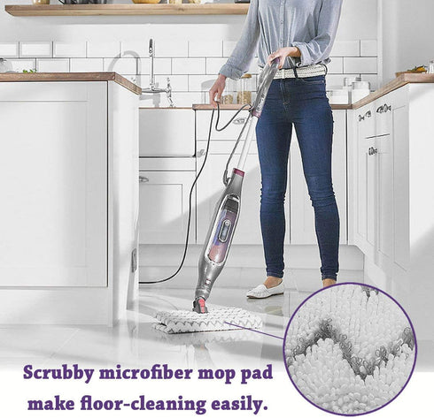 ConPus 2 Pack Replacement Steam Mop Pads for Shark Lift-Away Pro Steam Pocket Mop S3973 S3973D S3973WM & Genius Steam Pocket Mop S5002Q S5003A S50...