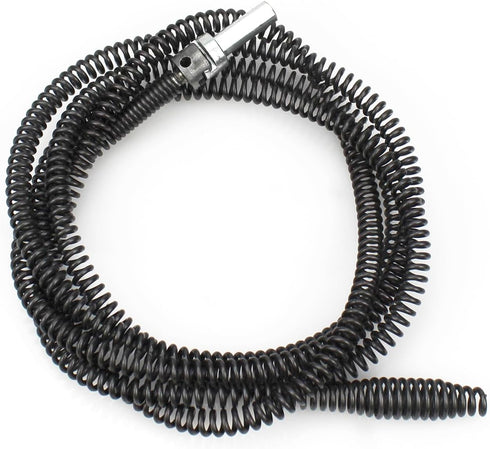 YankMooM Drain Snake Cable with Drill Connector 6.5Ft Drill Auger Drain Clog Remover Flexible Plumbing Auger Replacement Cable for Kitchen, Bathro...