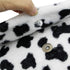 Women Faux Fur Shoulder Bag Fluffy Plush Handbag Leopard Cow Print Clutch Wallet with Chain Strap for Girls Ladies...