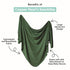 Copper Pearl Large Premium Knit Baby Swaddle Receiving Blanket Rainee...