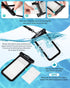 Hiearcool Waterproof Phone Pouch, Universal Case Compatible for iPhone 15 14 13 12 Pro Max Plus Up to 8.3", IPX8 Beach Travel Essentials-Black-2 P...