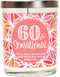 60 & Sensational, 60th Birthday Gifts for Women, Happy 60th Birthday Candle, Unique Birthday Gifts for Friends, Female, Cool 60th Birthday Gifts f...