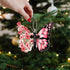 Cute Butterfly Car Hanging Ornament, Acrylic Car Rear View Mirror Charms, Bag Keychain Accessory Cross Car Interior Ornament...