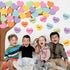 61Pcs Valentine's Day Classroom Bulletin Board Set Classroom Decoration Conversation Candy Heart Tree Cutout with Glue Points for School Wall Door...
