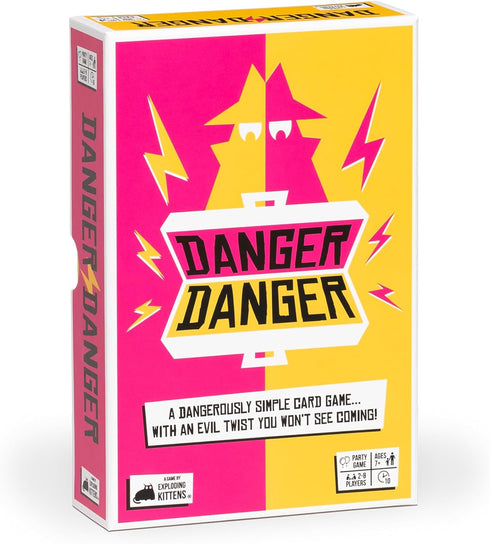 Danger Danger by Exploding Kittens: A 10 Minute Team Card Game - Outwit, Outplay, Outscore! - Ages 7+ - Family Card Game...