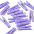 60 Baby Shower Clothespin Games Mini Clothes Pins 1.4 inch for Party Decorations(Purple)...