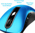 memzuoix 2.4G Portable Wireless Mouse, 1400 DPI Mobile Optical Cordless Mice with USB Receiver for Computer, Laptop, PC, Desktop, MacBook, 5 Butto...