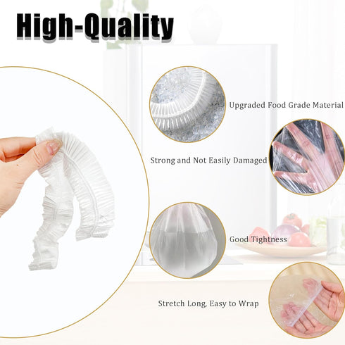 60PCS Clear Kitchen Appliance Covers - Dust Cover Thickened Disposable Blender covers with Elastic for Small Appliance, Oven, Pressure Cooker, Toa...
