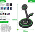Wireless Charger, 4 in 1 Wireless Charging Station, Fast Wireless Charger Stand for iPhone 14/13/12/11/Pro/Max/XS/XR/X/8/Plus, for Apple Watch SE/...