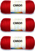 Caron Simply Soft Harvest Red Yarn - 3 Pack of 170g/6oz - Acrylic - 4 Medium (Worsted) - 315 Yards - Knitting, Crocheting & Crafts......