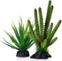 Emotionlite Aquarium Plants, Artificial Fish Tank Plastic Decorations Decor Plants Set Green 2 Packs...