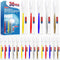 30 PCS Individually Wrapped Bulk Toothbrushes with Toothpastes, Colorful Manual Disposable Toothbrushes for Adult or Kid, Ergonomics Handle, Mediu...