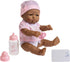 JC Toys - La Newborn Nursery | 7 Piece Baby Doll Gift Set | 12" Life-Like Hispanic Doll with Accessories | Purple | Ages 2+ (18347)...