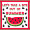 50 Pcs Summer Watermelon Bulletin Board Decoration Let's Take A Bite Out of Summer Bulletin Board Cutout Fruit Watermelon Bulletin Board Border fo...