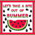 50 Pcs Summer Watermelon Bulletin Board Decoration Let's Take A Bite Out of Summer Bulletin Board Cutout Fruit Watermelon Bulletin Board Border fo...