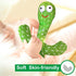 Pbooo Dancing Cactus Mimicking Toy,Talking Repeat Singing Sunny Cactus Toy 120 Pcs Songs for Baby 15S Record Your Sound Sing+Dancing+Recording+LED...