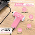 ENERTWIST Pink Electric Cordless Screwdriver, Rechargeable 4V Power Screwdriver with LED Light,12Pcs Accessories for Home Repair...