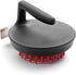 Outset 76621 Himalayan Salt Block, Pizza Stone and Cast Iron Pan Nylon Cleaning Brush with Stainless Steel Scraper, 5 x 4 x 3, Black...