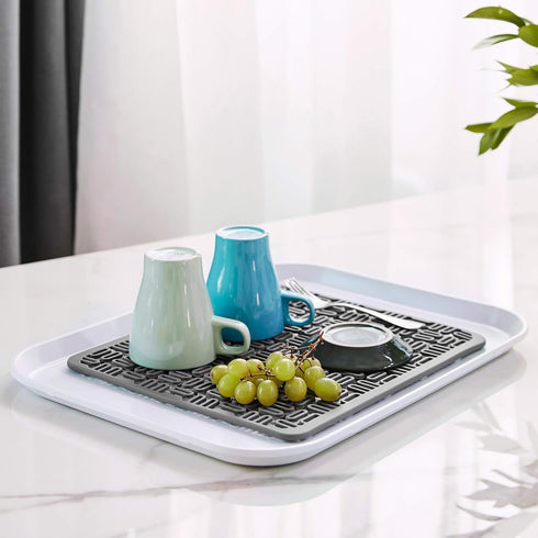Silicone Sink Protectors for Kitchen Sink, Dish Drying Mat, Protector for Stainless Steel Sink, Adjustable, Flexible and Heat Resistant...