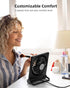 Koonie USB Fan, Strong Wind Ultra Quiet Small Desk Fan 220° Tilt Folding 3 Speeds Adjustable USB-C Corded Powered Personal Fan for Home Office Des...