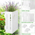6PCS Upgraded Aquarium Plant Holder, 5.1x3.1x2.1 Inch White Hanging Aquatic Plant Pot with 36 Hooks and 12 Suction Cups, Fish Tank Plant Holder fo...