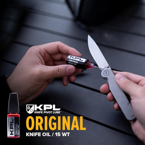 KNIFE PIVOT LUBE Original Knife Oil for Blades, Synthetic Pocket Knife Lubricant, Knife Honing Oil for Cleaning Knives, Premium Knife Oil Lubrican...