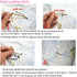 Egoshop Ribbon Embroidery Spring Flower Blooming Kit 3D Painting DIY Wall Decor Stamp Needle Work with Hoop (No Frame) X5002A...