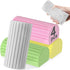 4pcs Damp Dusting Sponge Duster, Household Clean Sponges Duster for Cleaning Baseboards Blinds, Vents, Window Trunk, Scrub Magic Sponge Eraser Reu...