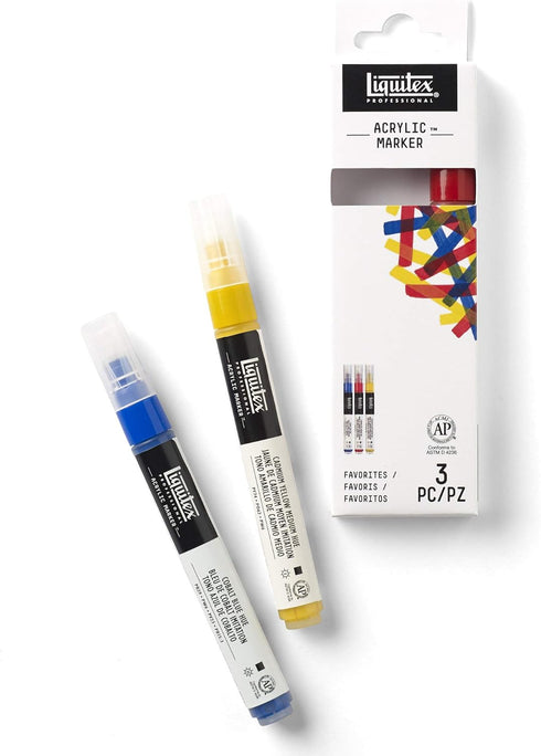 Liquitex Professional Paint Marker Set, 3 Piece, Colors...