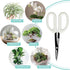 Precision Gardening Scissors Plant Trimming Pruning Shears Garden Pruners for Orchid Bonsai Hydroponic Garden Snip Flower Clipper Modern Garden To...